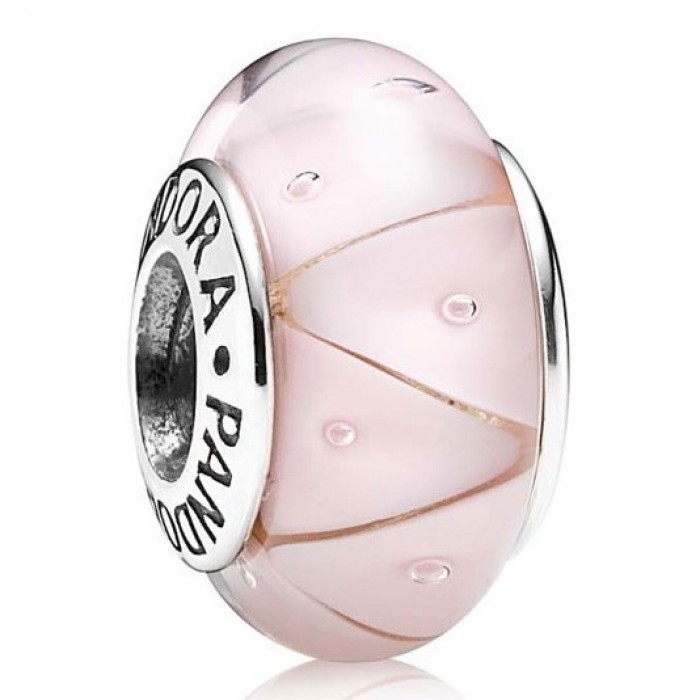 Pandora Beads Murano Glass And Pink Charm