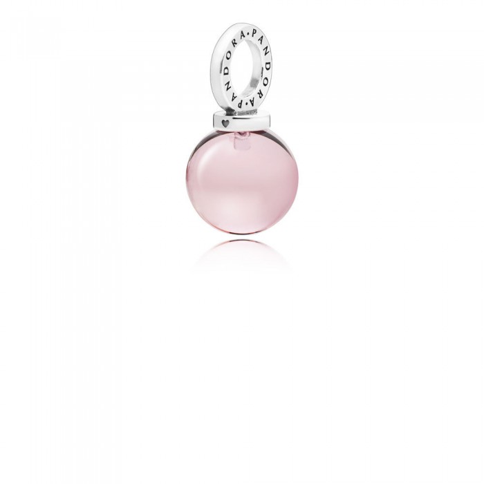 Pandora Necklace Love Potion Pendant Pink Crystal