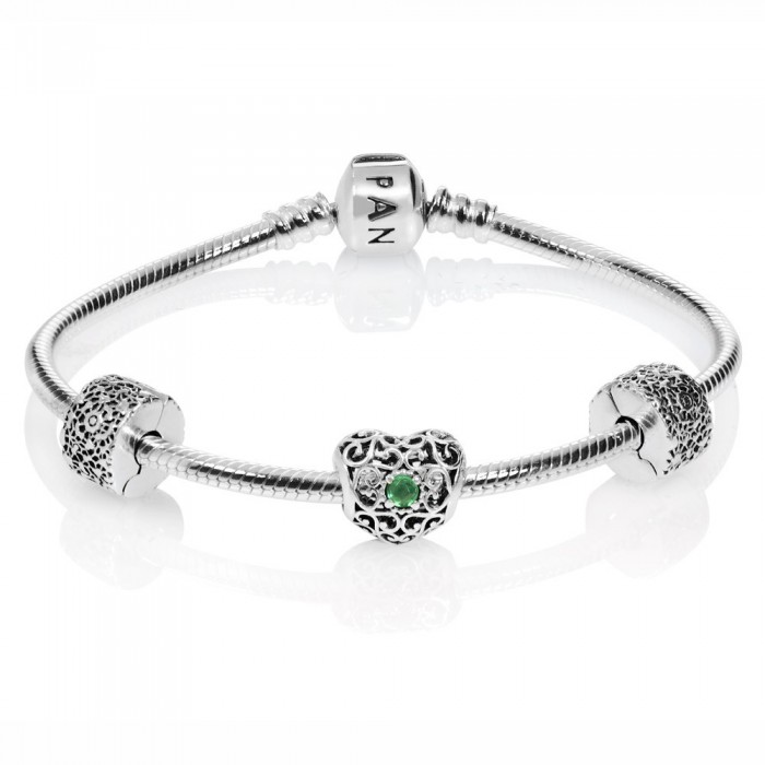 Pandora Bracelet May Birthstone Birthstone Complete Silver Ot