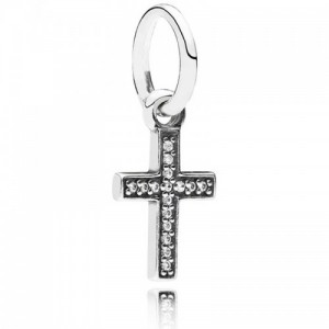 Pandora Necklace Faith Crosses Pendant Sterling Silver