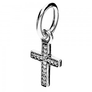 Pandora Necklace Faith Crosses Pendant Sterling Silver