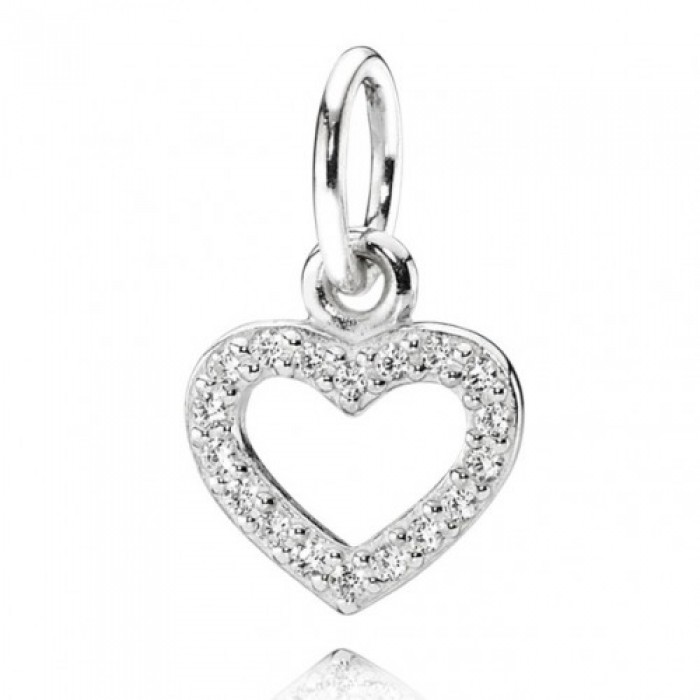 Pandora Necklace Open Heart Love Pendant