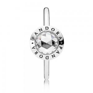Pandora Ring Radiant Logo Sterling Silver