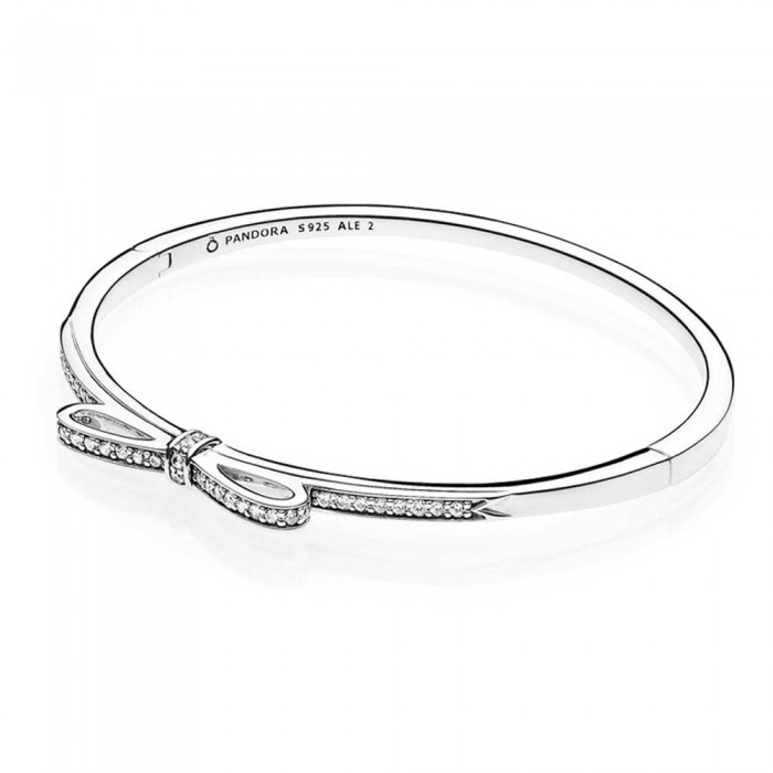 Pandora Bracelet Bow Bangle Sterling Silver