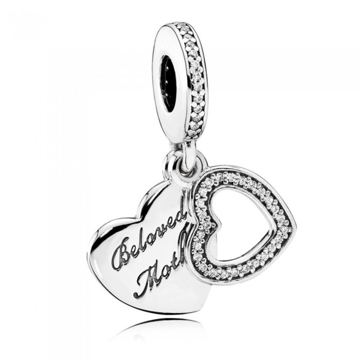 Pandora Charm Beloved Mother Pendant Family Sterling Silver