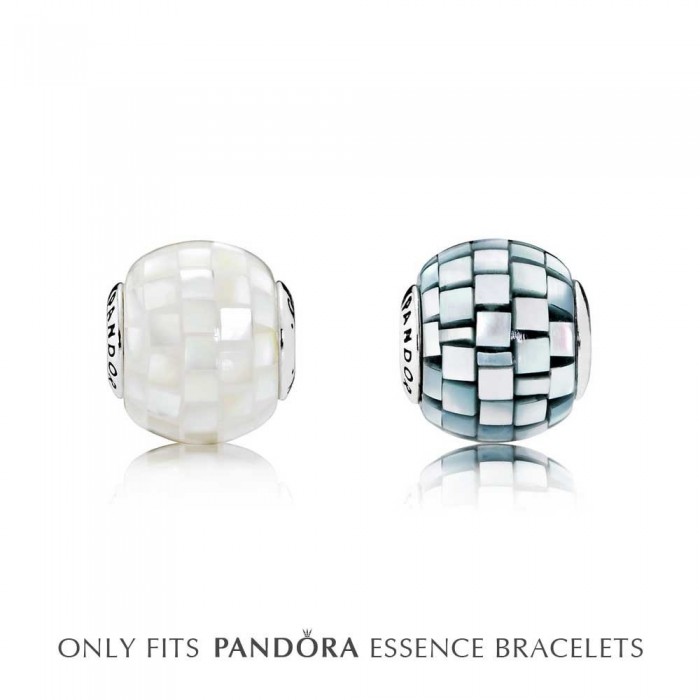 Pandora Charm Mosaic Pave CZ Mother Of Pearl