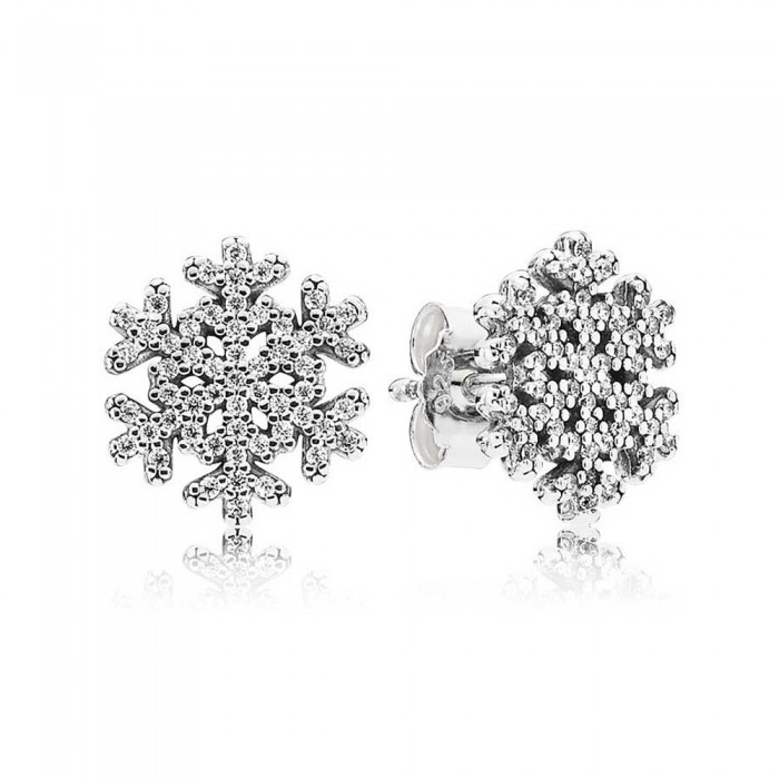 Pandora Ring Snowflake Christmas Cubic Zirconia