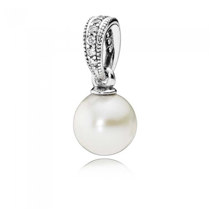 Pandora Necklace Elegant Beauty Pendant Silver