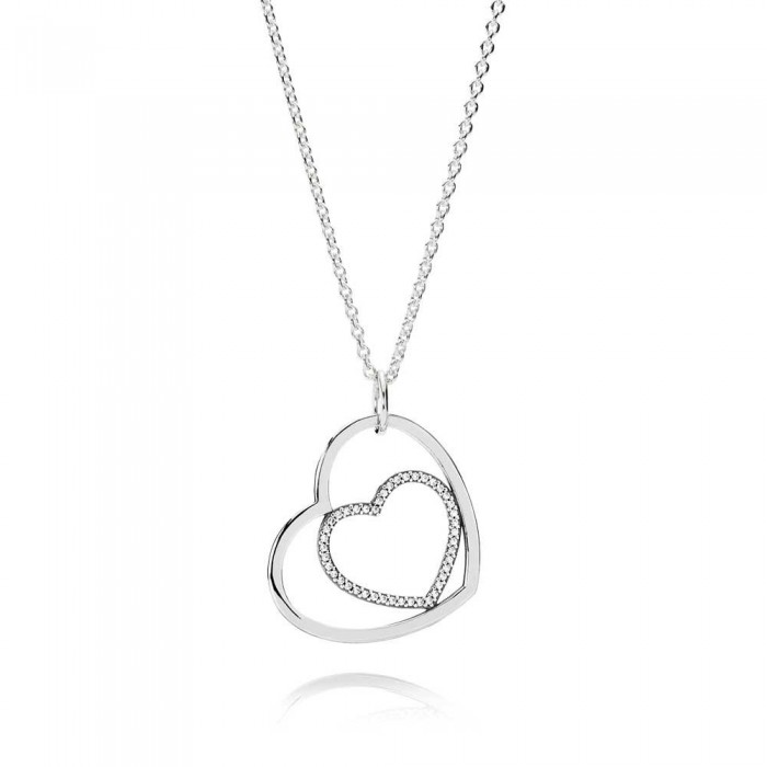 Pandora Necklace Heart Love Pendant