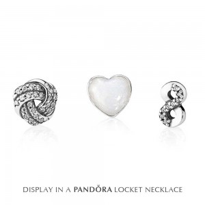 Pandora Necklace Petite Memories Floating Heart Finite Love Locket