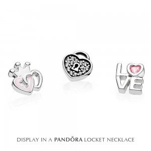 Pandora Necklace Petite Memories Floating Heart Loving Love Locket