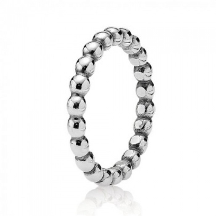 Pandora Ring Beaded Sterling Silver