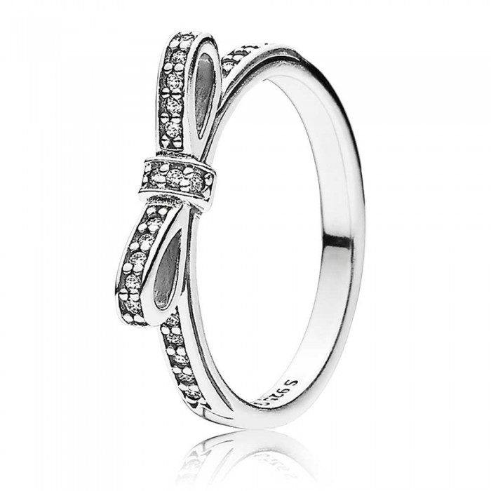 Pandora Ring Delicate Bow Silver