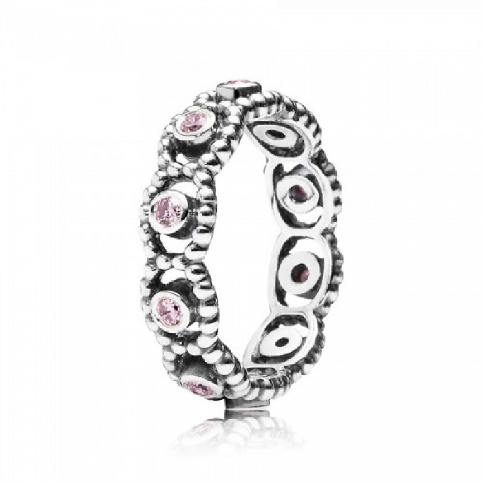 Pandora Ring Pink Romance