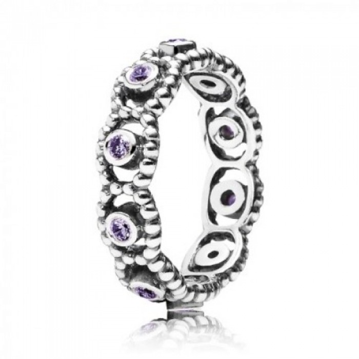 Pandora Ring Purple Romance